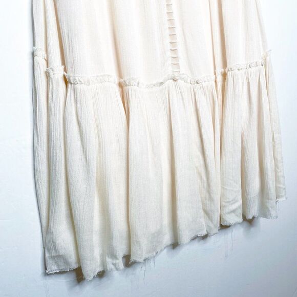 Free People FP One Ma Jolie Crochet High Neck Boho Mini Dress Blush Pink Size S - Picture 5 of 7